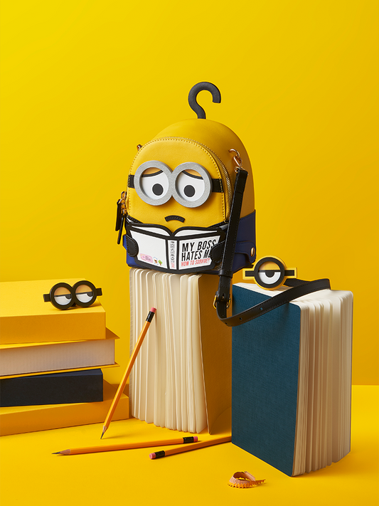 Minions My Boss Hate Me Leather Backpack