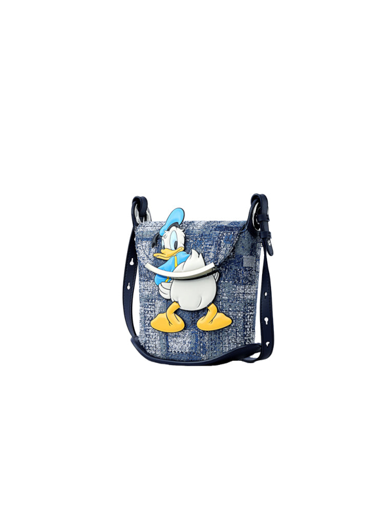 Donald Duck Jacquard Square Crossbody & Shoulder Bag