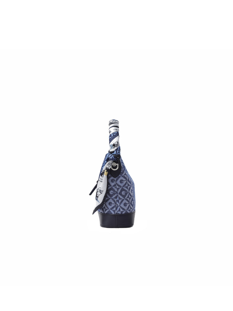 Minions Jacquard with Leather Hobo Bag