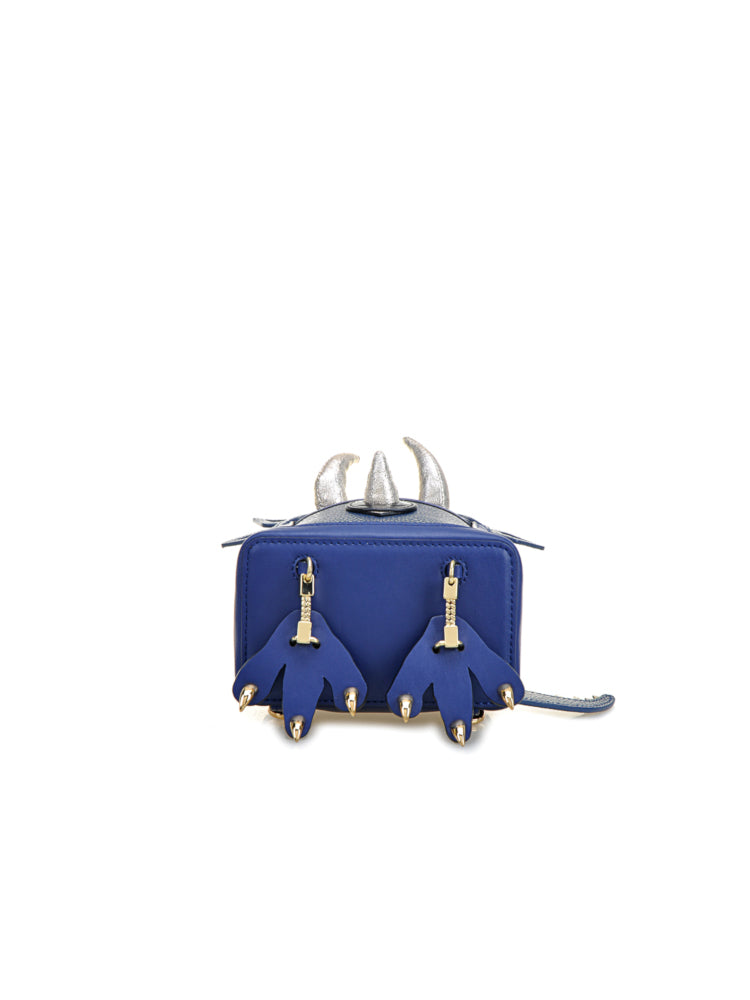 Little Mons Jacquard with Leather Backpack