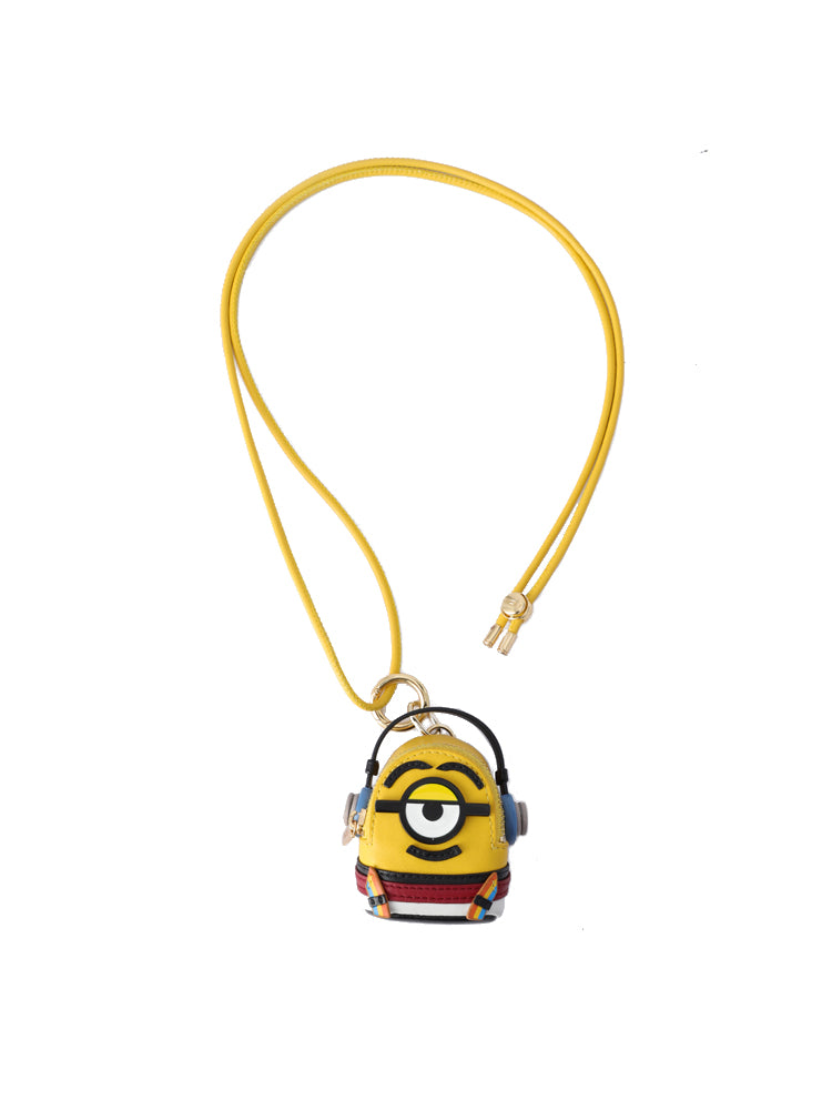 Minions Leather Nano Crossbody & Shoulder Handbag - Sport Wear with Earphone