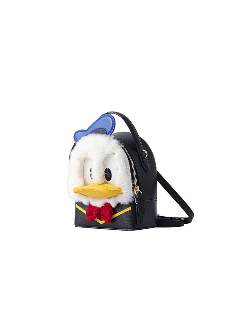 Donald Duck Jacquard with Leather Backpack