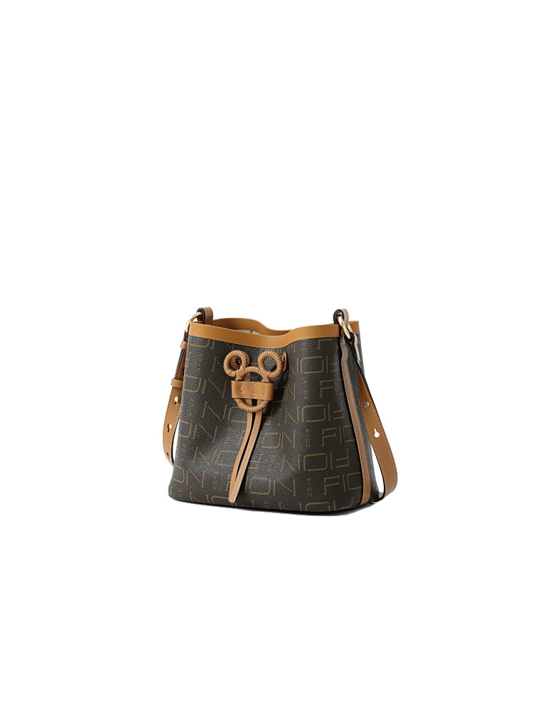 Mickey Mouse Monogram PVC with Leather Hobo Bag