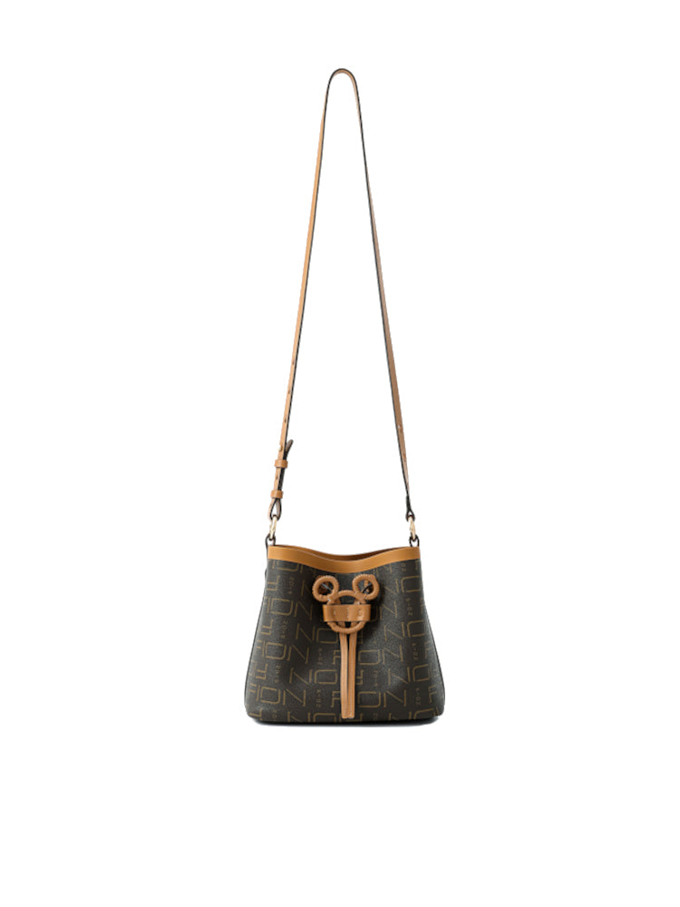 Mickey Mouse Monogram PVC with Leather Hobo Bag