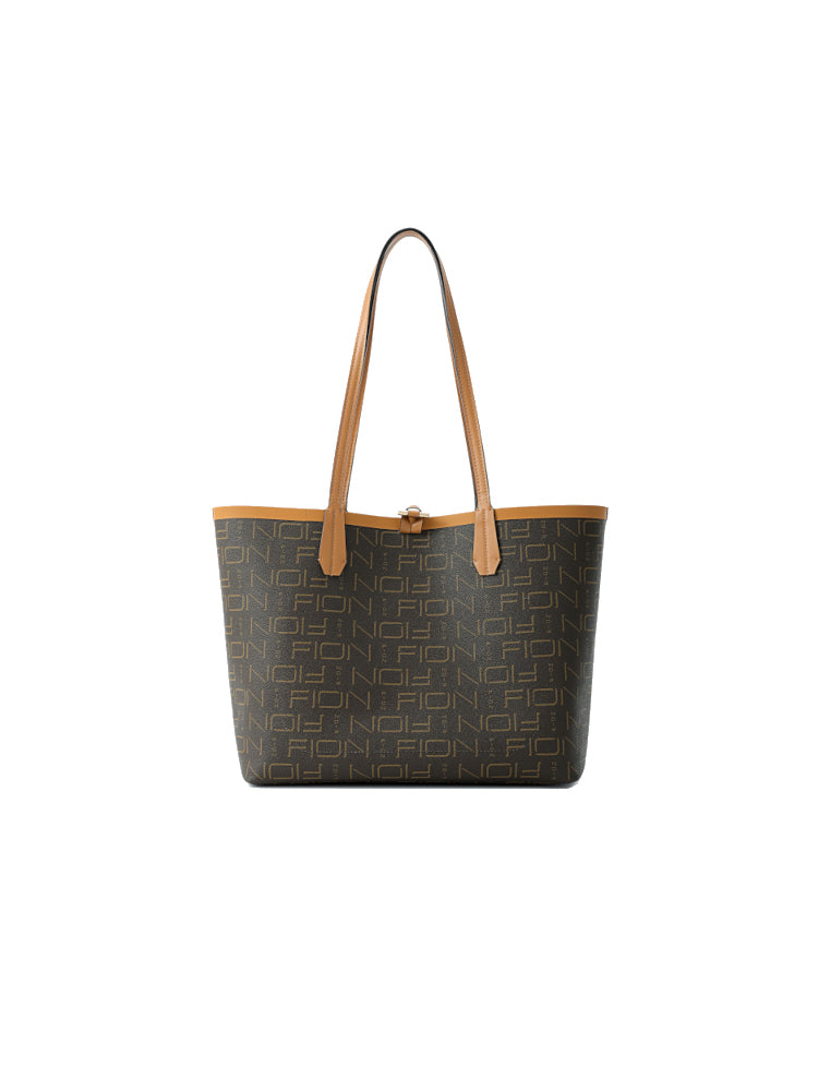 Mickey Mouse Monogram PVC with Leather Tote Bag