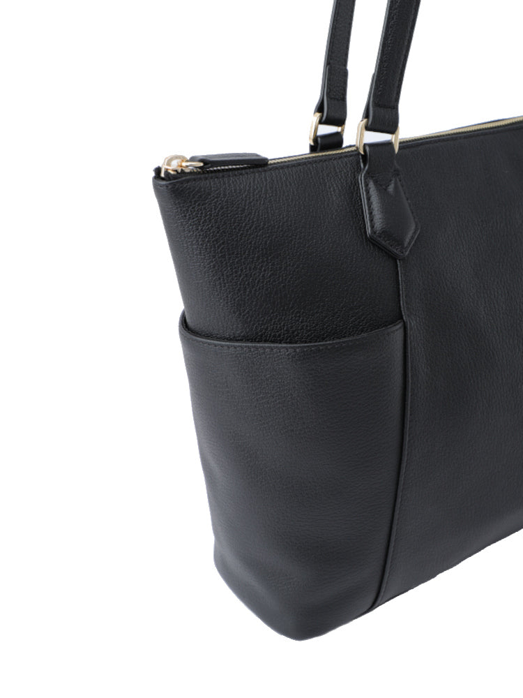 Rocky Leather Top Handle Bag