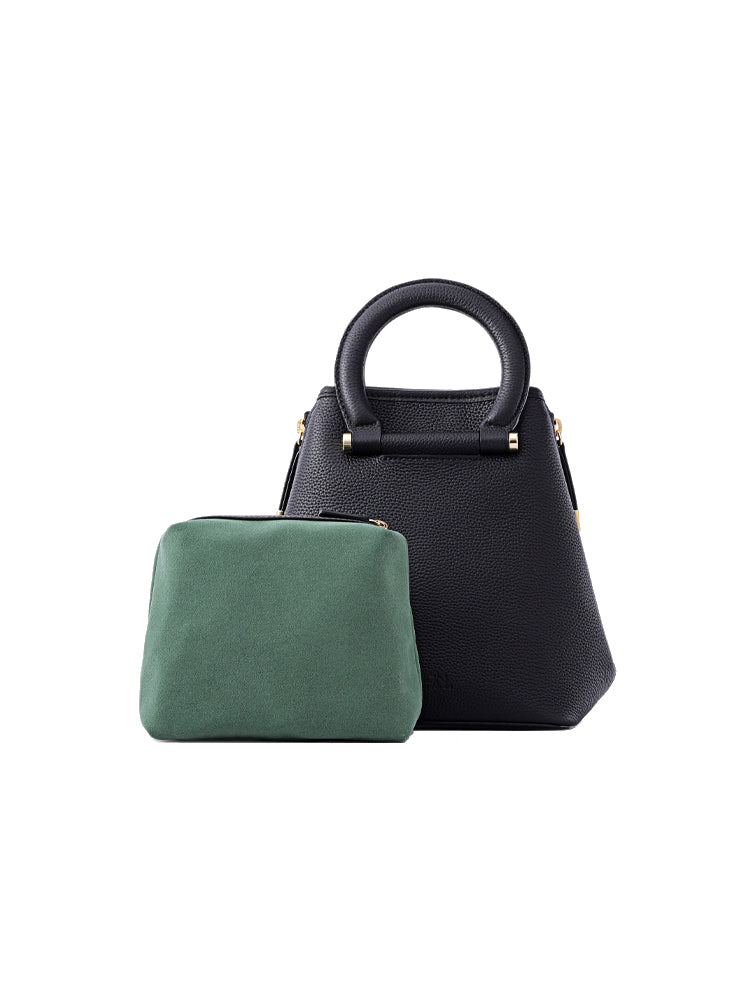 Day Light Leather Top Handle Bag