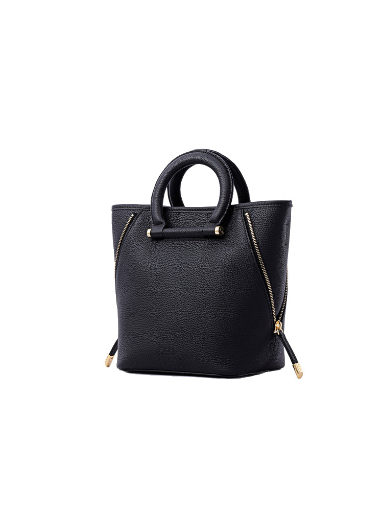 Day Light Leather Top Handle Bag