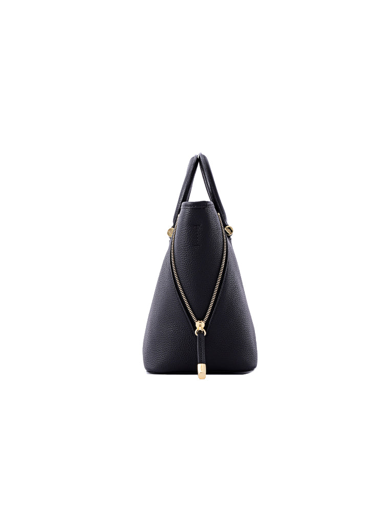 Day Light Leather Top Handle Bag
