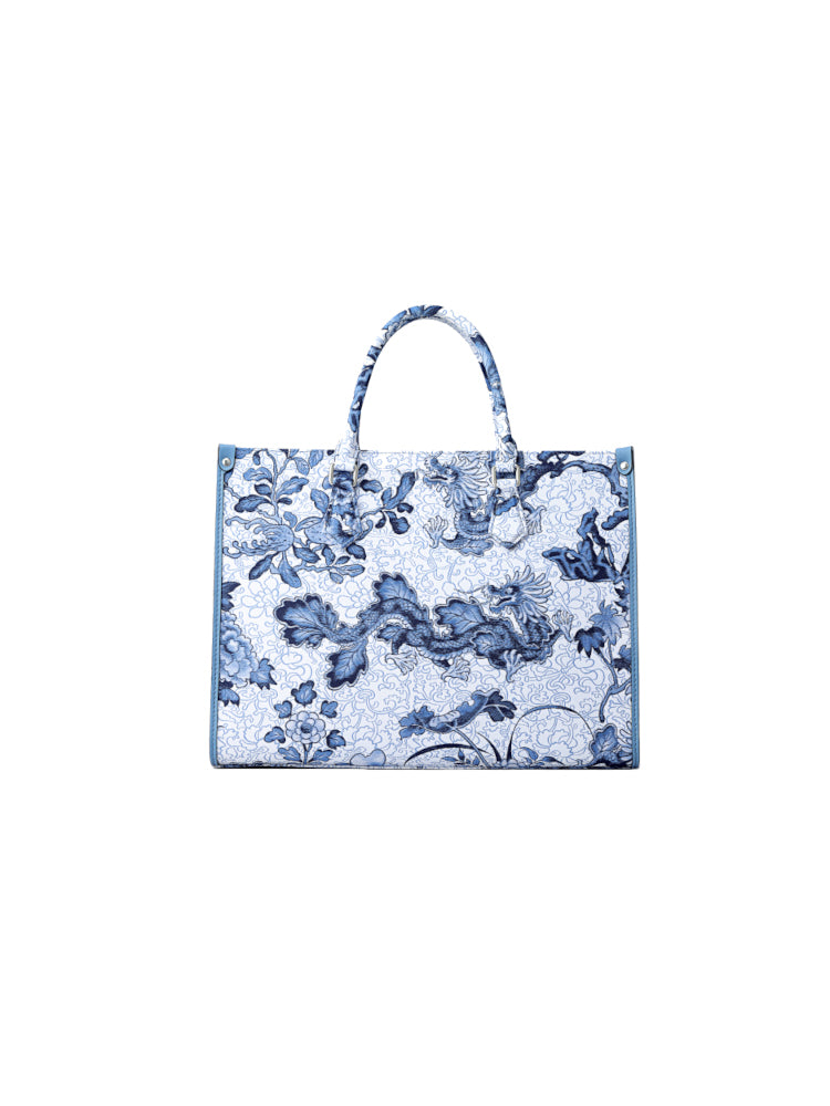 Dragon Large Jacquard Tote Bag