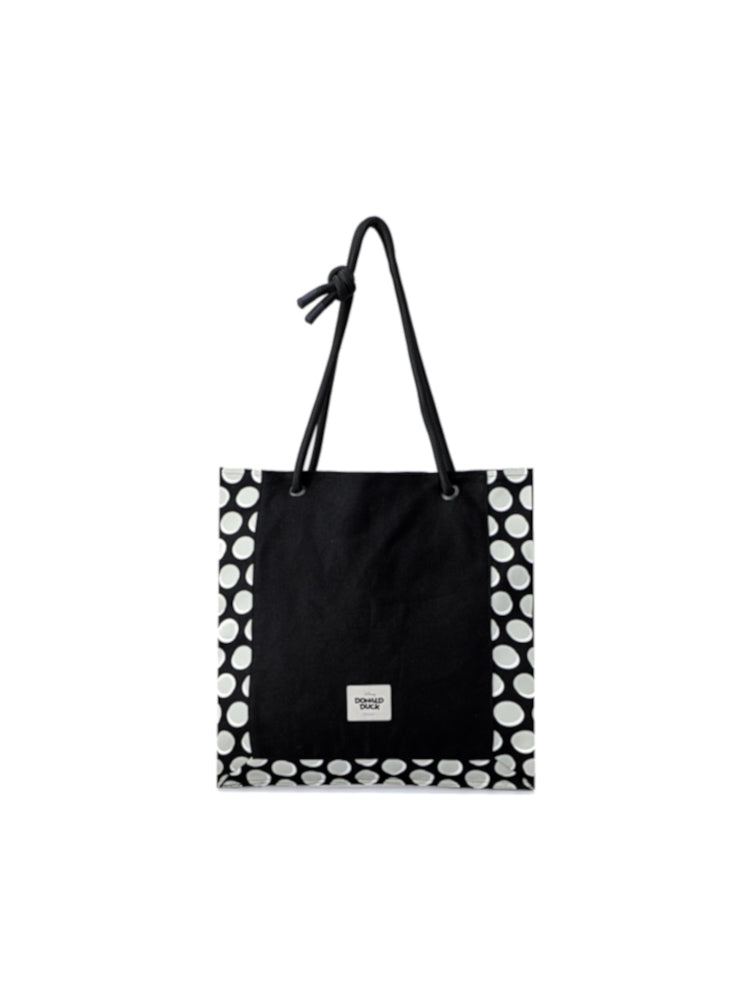 Donald Duck Canvas Shopping Bag (Black)