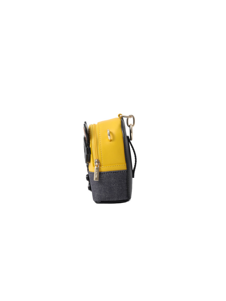 Minions Bob & Tim Denim with Leather Mini Crossbody & Shoulder Bag