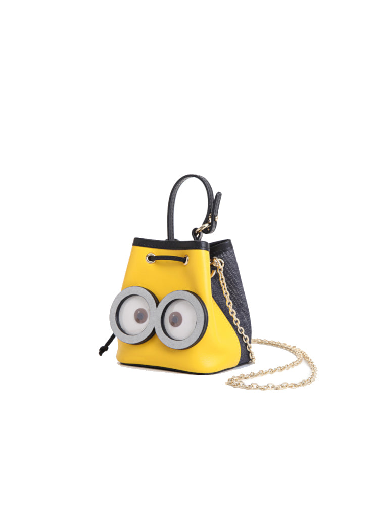Minions Leather Mini Crossbody & Shoulder Handbag