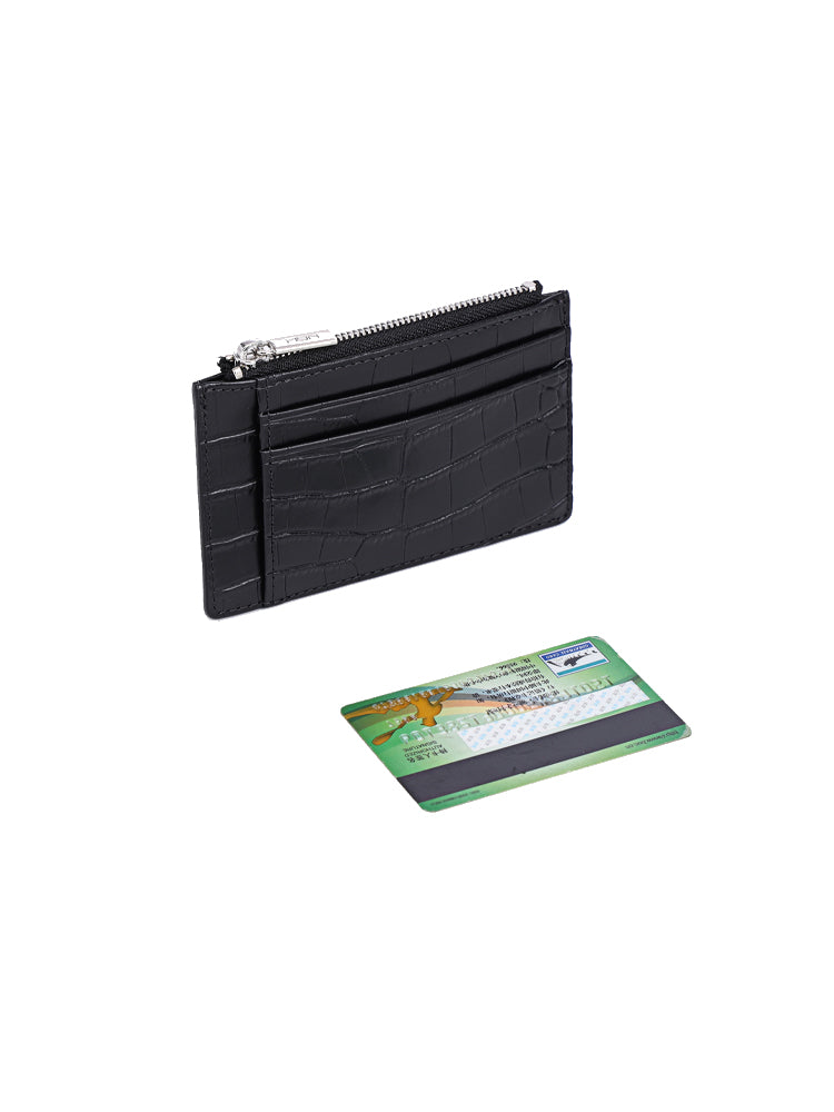 Dark Light Leather Card Holder