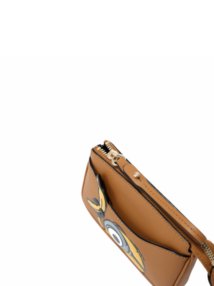 Minions Leather Clutch Bag