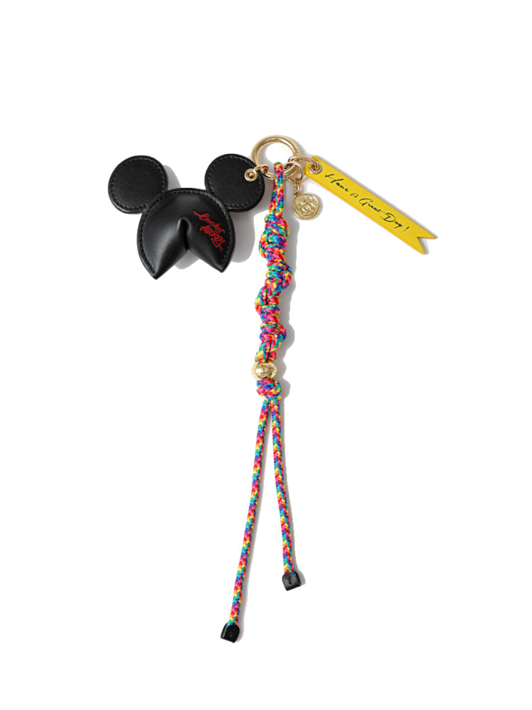 Mickey Mouse PVC with Leather Pendant