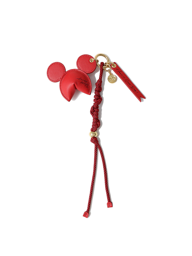 Mickey Mouse PVC with Leather Pendant