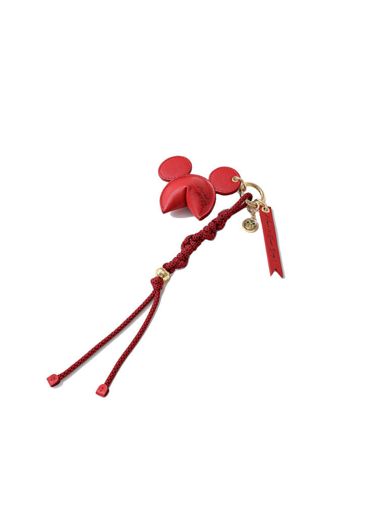 Mickey Mouse PVC with Leather Pendant