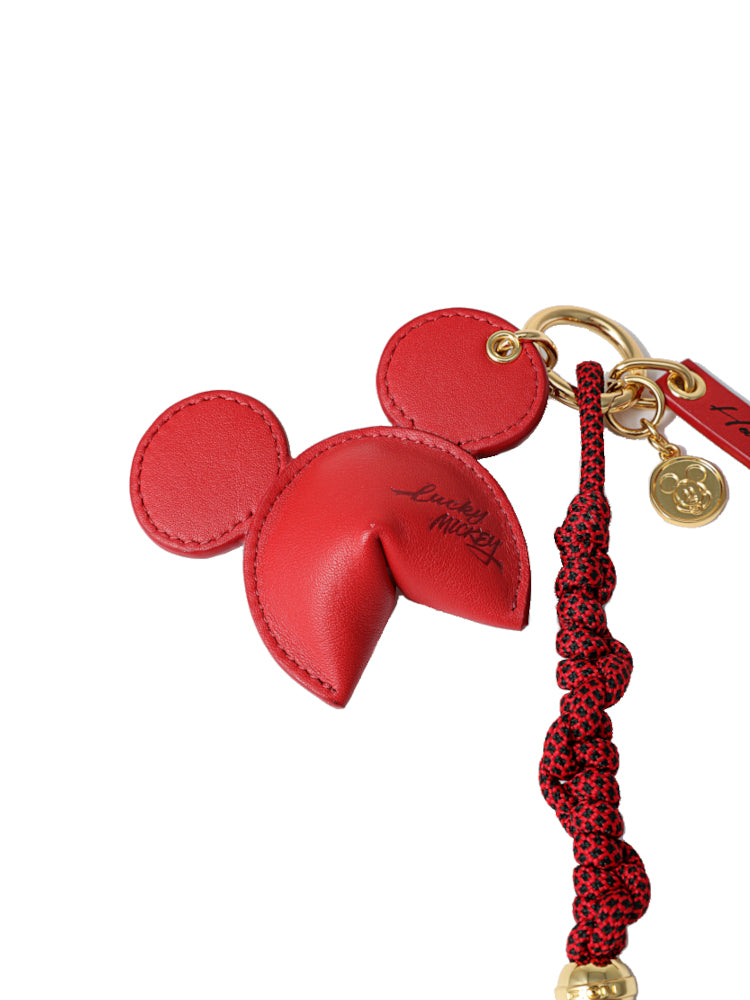 Mickey Mouse PVC with Leather Pendant