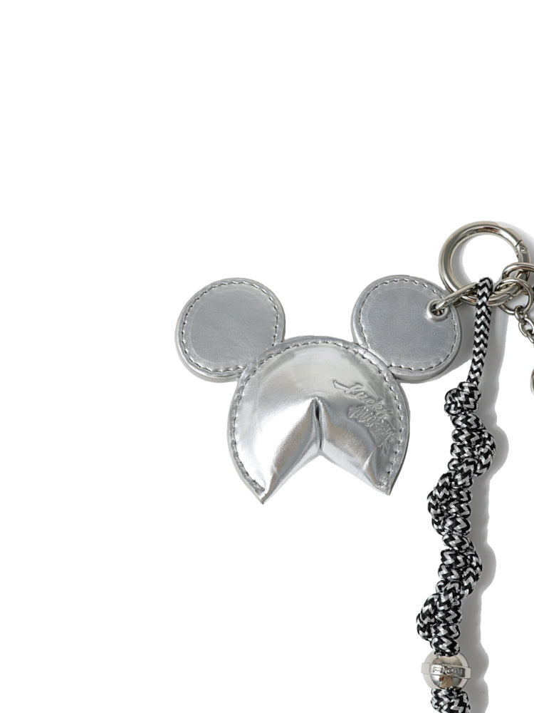 Mickey Mouse PVC with Leather Pendant
