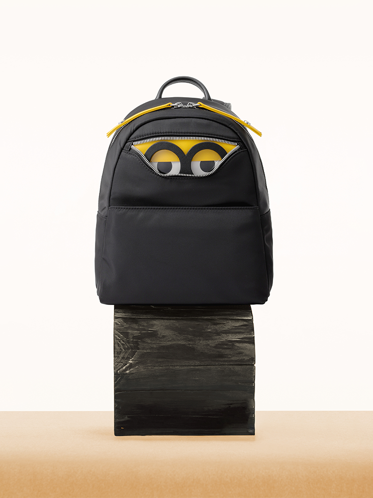 Minions Jacquard with Leather Backpack