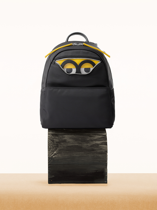 Minions Jacquard with Leather Backpack