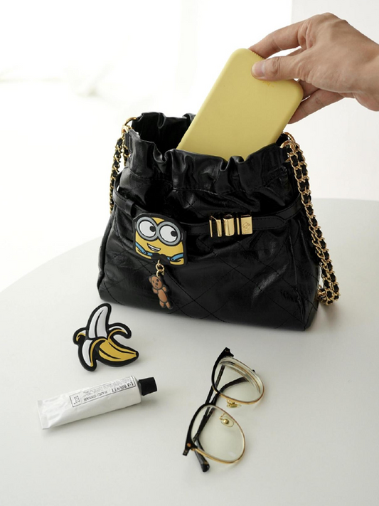 Minions with Tim Leather Bag Charm