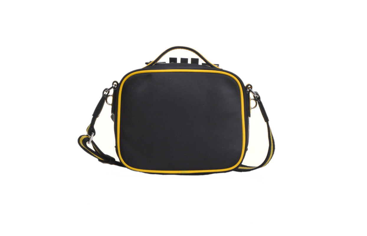 Minions Jacquard with Leather Shoulder Bag