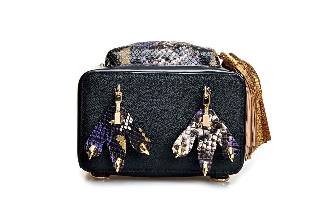 Little Mons PVC with Leather Backpack Medium