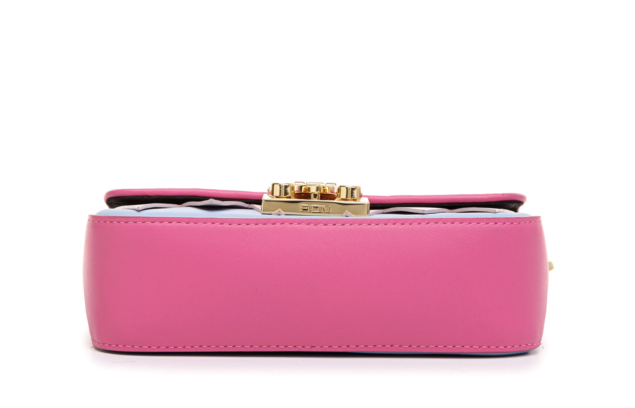 Little Mons Jacquard with Leather Crossbody & Shoulder Handbag