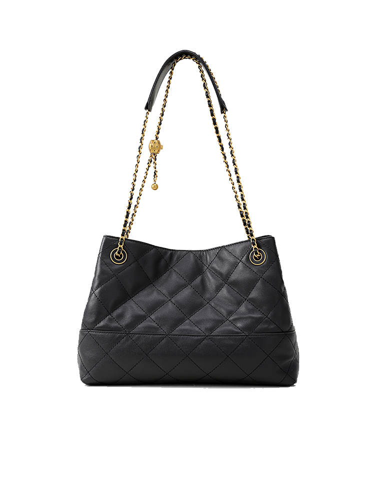 FION Quilting Leather Hobo Bag