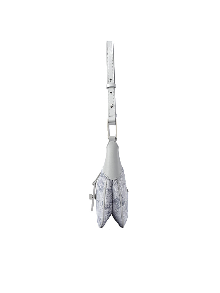 Moonlight Jacquard with Cow Leather Crossbody & Shoulder Bag
