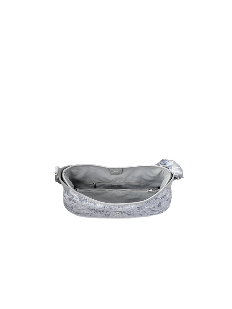 Moonlight Jacquard with Cow Leather Crossbody & Shoulder Bag