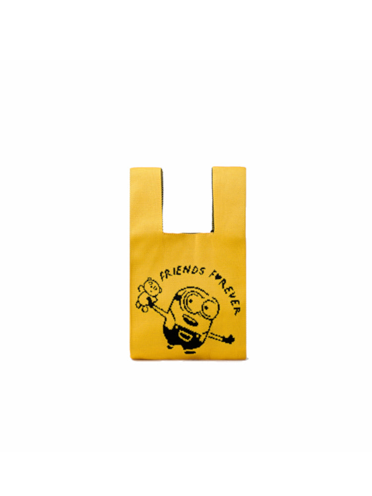 Minions Knit Fabric Bag