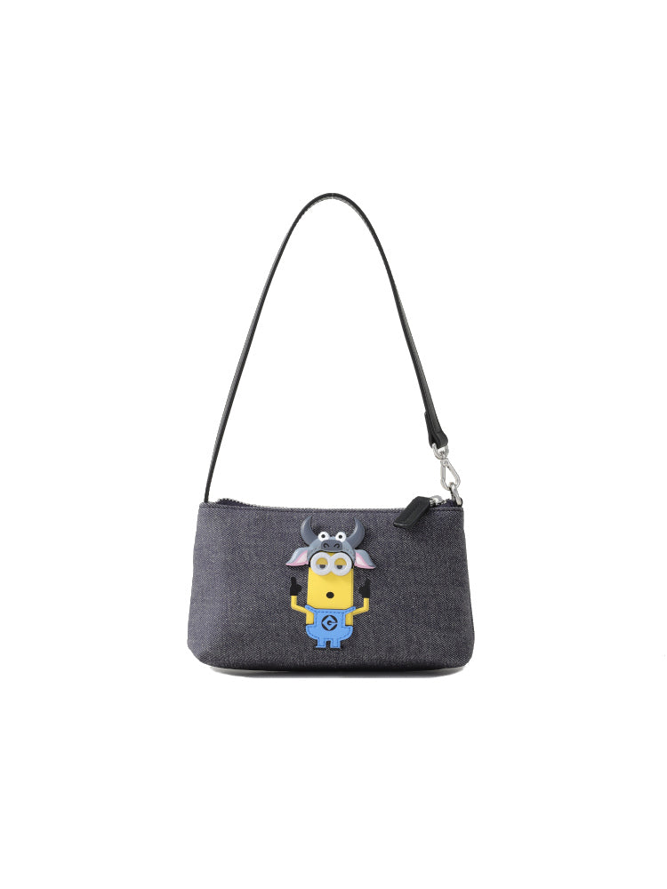 (New Arrival) Minions Zodiac Fabric Crossbody & Shoulder Bag