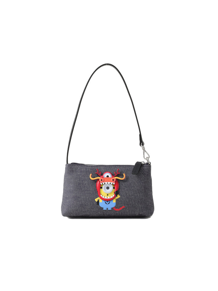 (New Arrival) Minions Zodiac Fabric Crossbody & Shoulder Bag