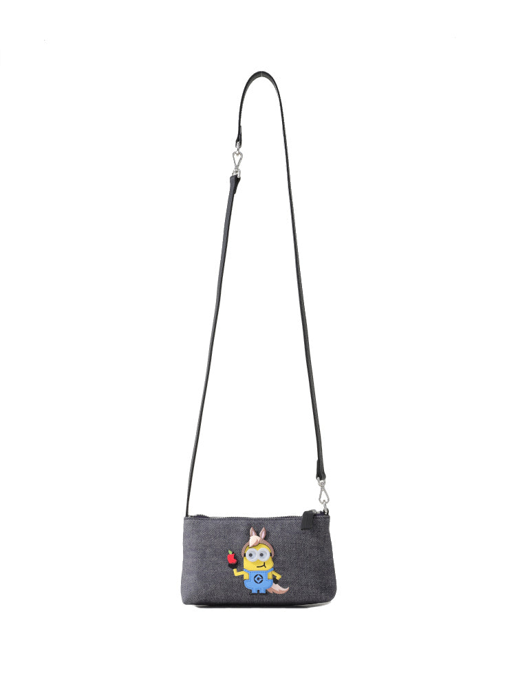 (New Arrival) Minions Zodiac Fabric Crossbody & Shoulder Bag