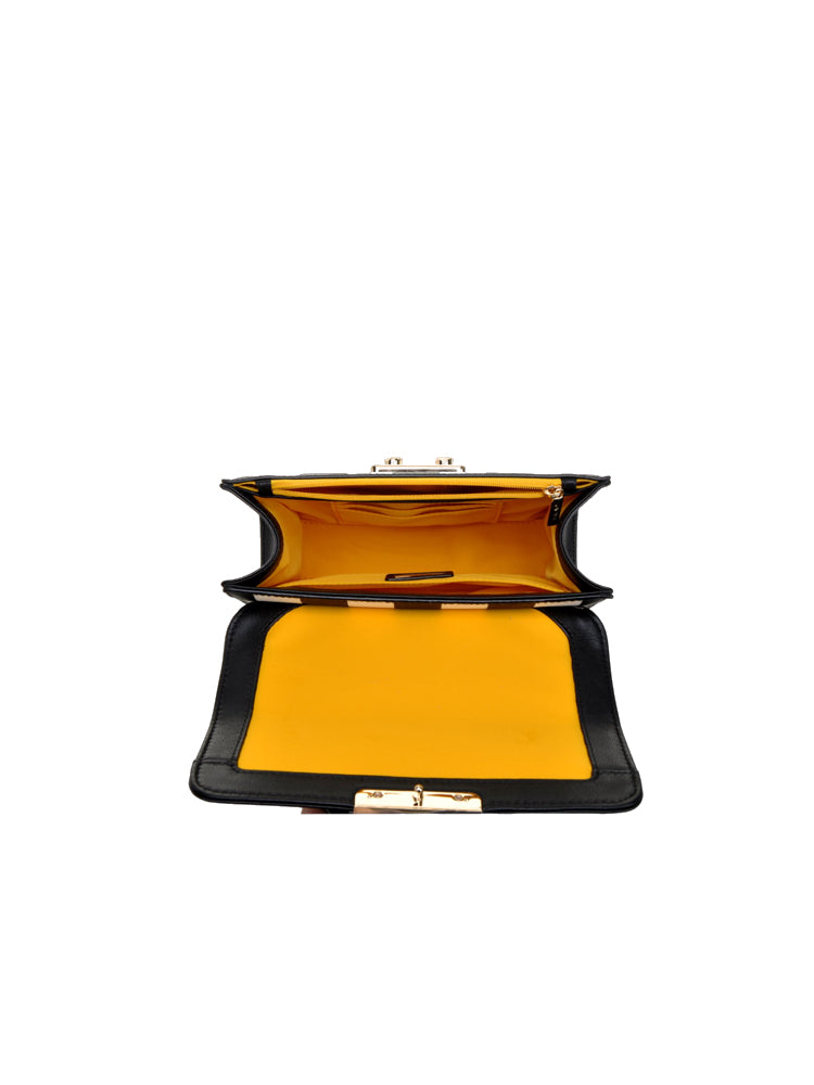 Minions PVC with Leather Crossbody & Shoulder Bag