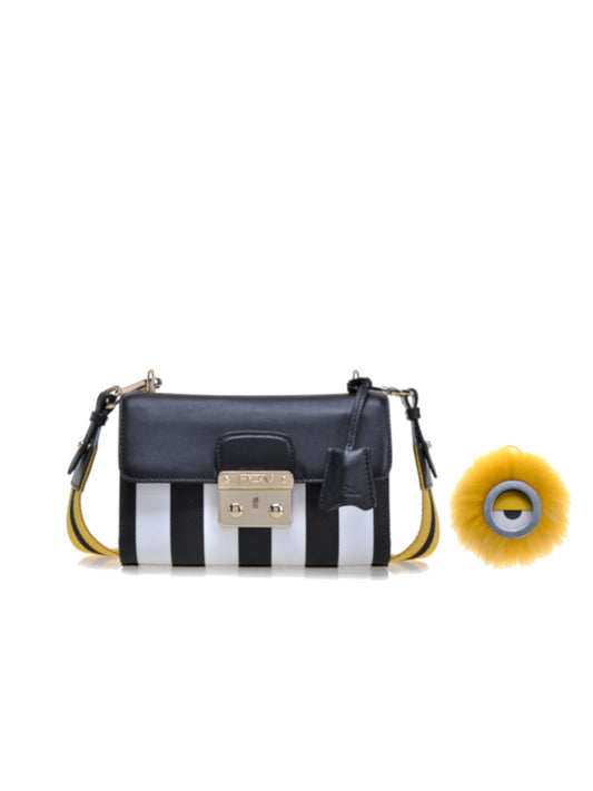 Minions PVC with Leather Crossbody & Shoulder Bag