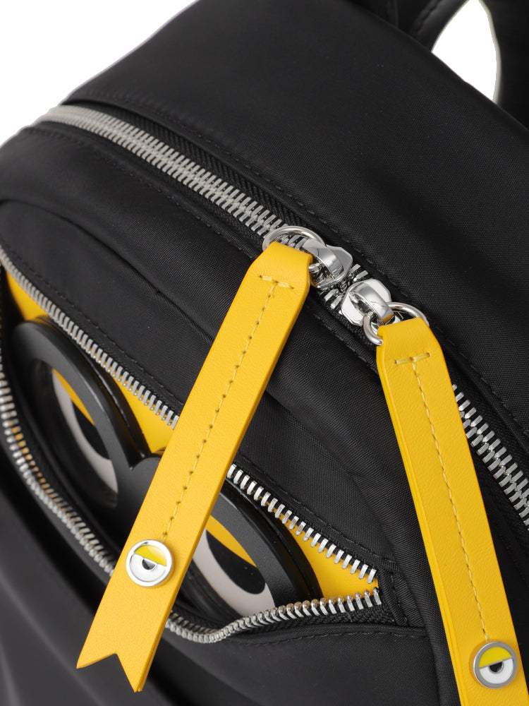 Minions Jacquard with Leather Backpack