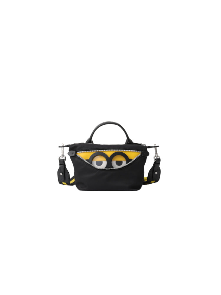 Minions Jacquard with Leather Crossbody and Shoulder Bag