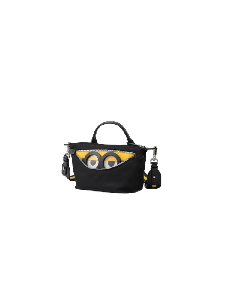 Minions Jacquard with Leather Crossbody and Shoulder Bag