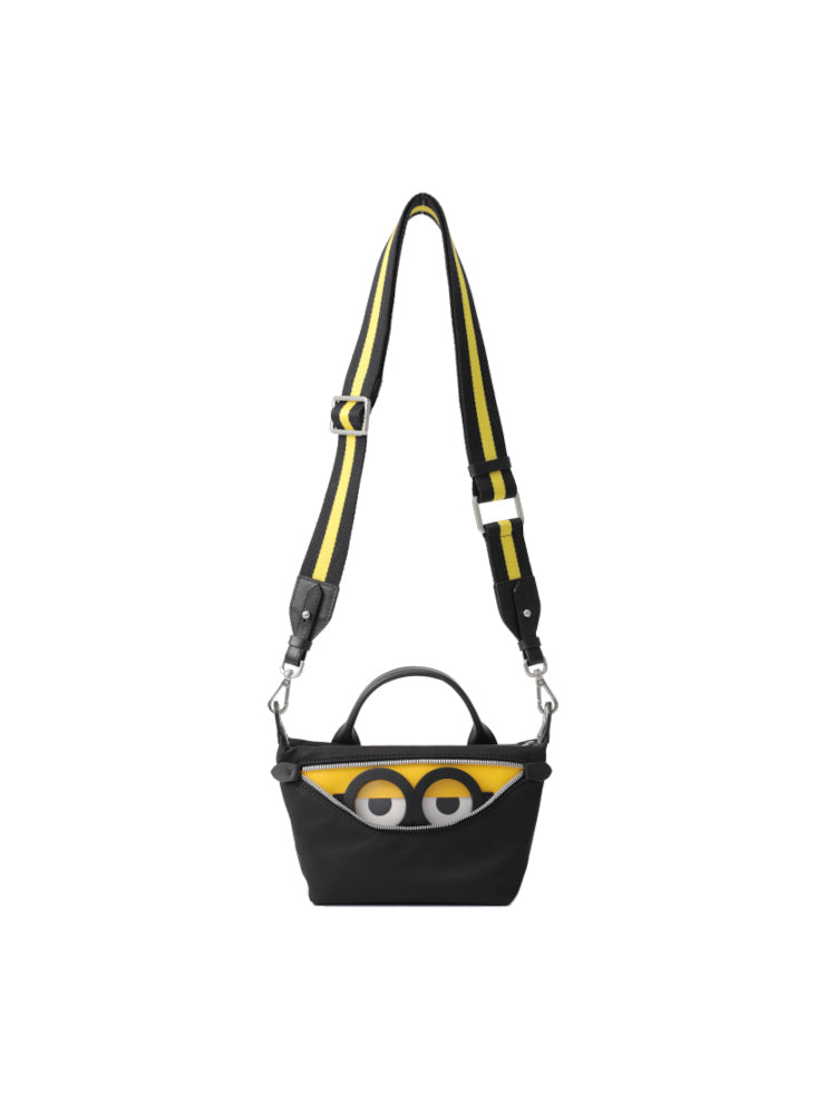 Minions Jacquard with Leather Crossbody and Shoulder Bag