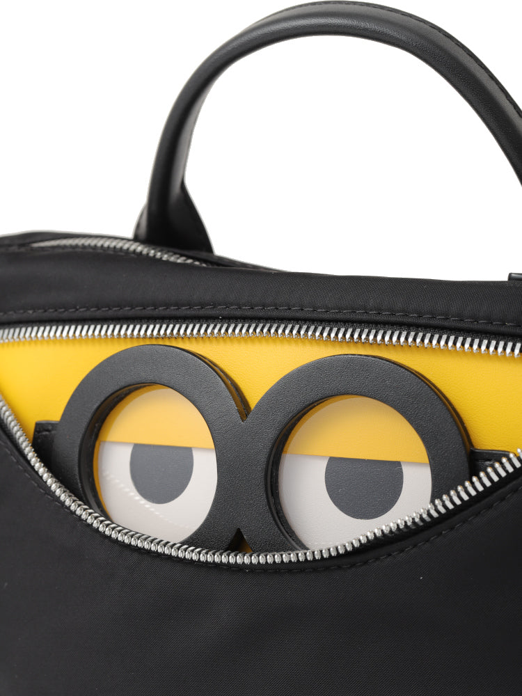 Minions Jacquard with Leather Crossbody and Shoulder Bag