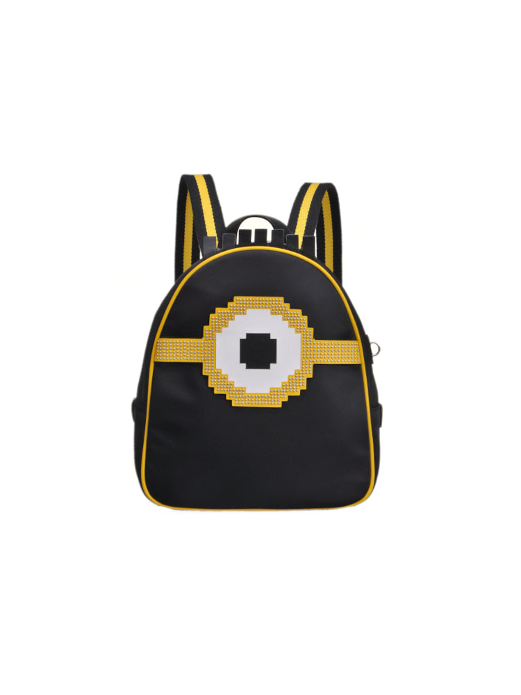 Minions Jacquard with Leather Backpack