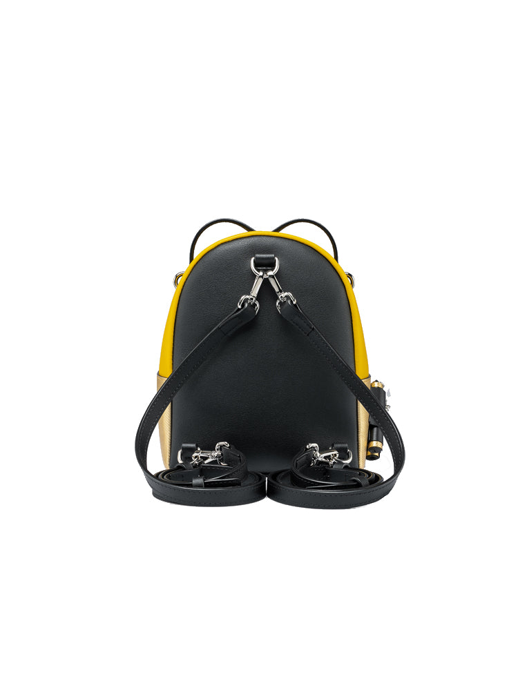 Minions Jacquard with Leather Backpack