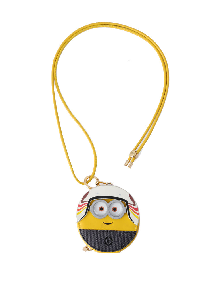 Minions Leather Nano Crossbody & Shoulder Handbag - Racer