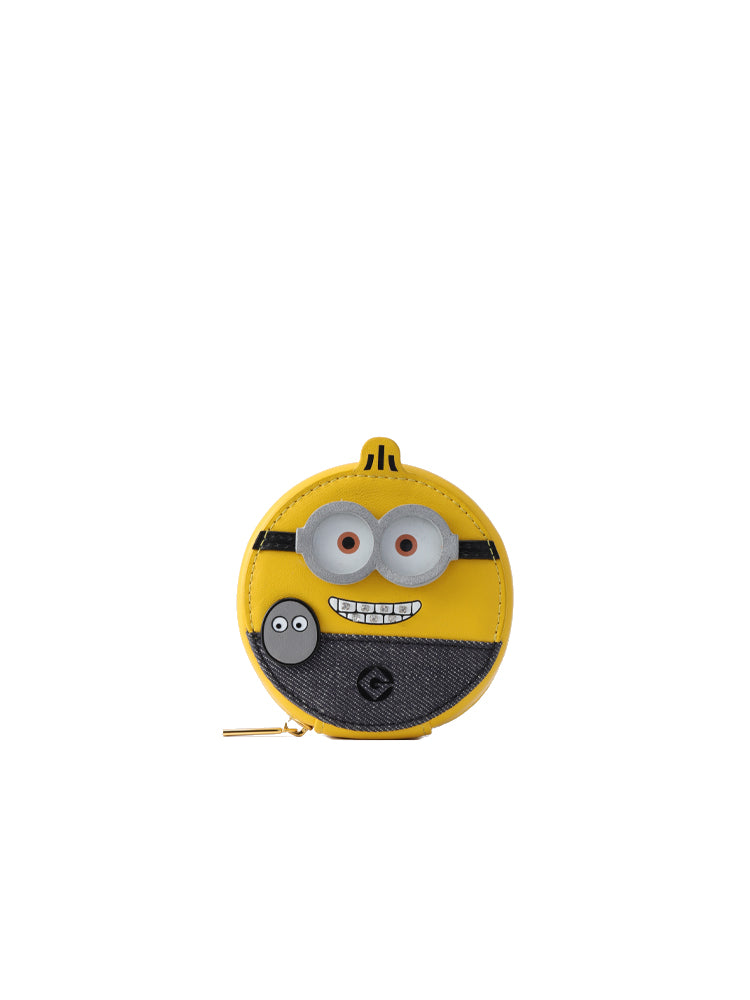 Minions Leather Nano Crossbody & Shoulder Handbag - Smile