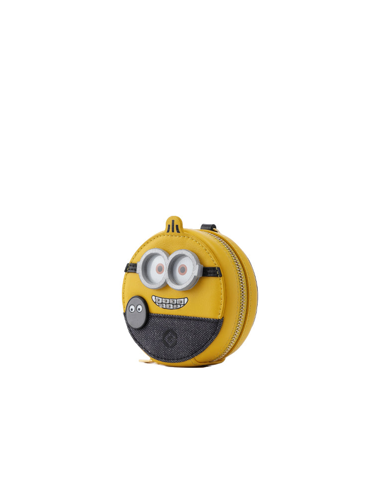 Minions Leather Nano Crossbody & Shoulder Handbag - Smile