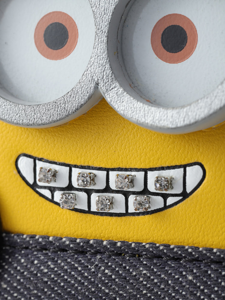 Minions Leather Nano Crossbody & Shoulder Handbag - Smile